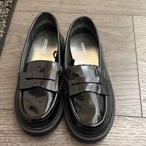 Old Navy Shiny Black Loafers
